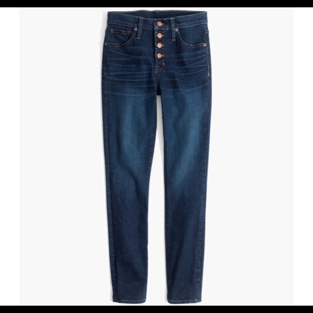 Madewell 9” High Rose Skinny Jean in Hayes Wash